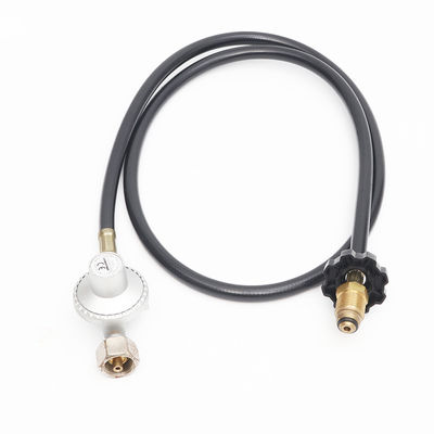 Tubos de soldadura de gas propano de caucho industrial con adaptador de latón y regulador industrial