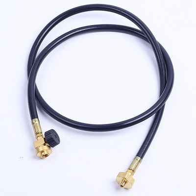 15 pies de manguera Negro GLP superior de propano de latón Adaptador de manguera Kit para autocaravanas Tanque RV Camping