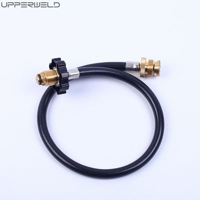 15 pies de manguera Negro GLP superior de propano de latón Adaptador de manguera Kit para autocaravanas Tanque RV Camping