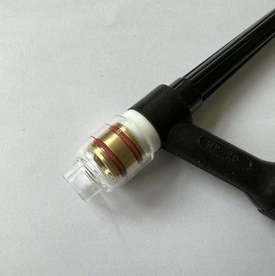 53GQ Adaptador de lentes de gas Cuña Collet TIG Kit de consumibles de soldadura para una mejor cobertura de gas
