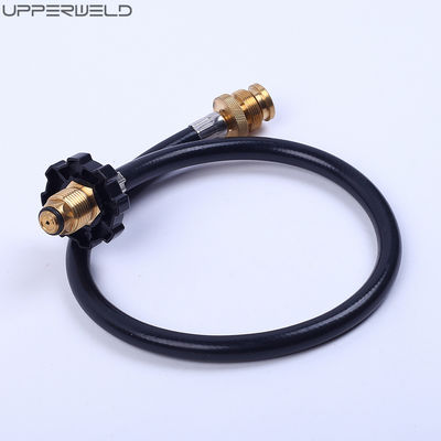 15 pies de manguera Negro GLP superior de propano de latón Adaptador de manguera Kit para autocaravanas Tanque RV Camping