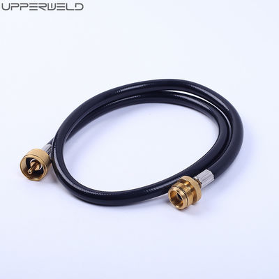 15 pies de manguera Negro GLP superior de propano de latón Adaptador de manguera Kit para autocaravanas Tanque RV Camping