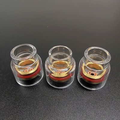 53GQ Adaptador de lentes de gas Cuña Collet TIG Kit de consumibles de soldadura para una mejor cobertura de gas