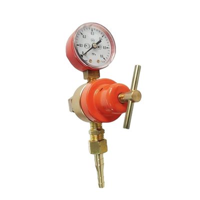 Material de latón naranja Rusia Tipo regulador de gas de propano G7/8 para aplicaciones de corte