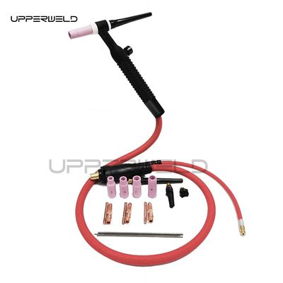 Partes de antorchas de soldadura WP26 TIG refrigeradas por aire para cables de 4 m de longitud y cabeza flexible