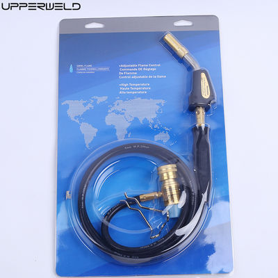 Input de calor nominal 3.2kw Lámpara de soldadura por gas de latón MAPP para soldadura de refrigeración
