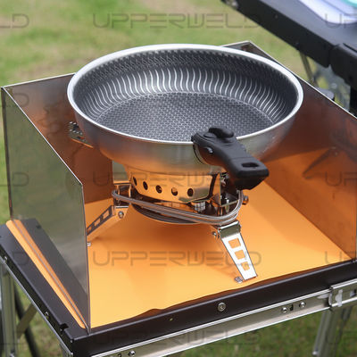 Mesa de acampada de aluminio multifuncional para cocinar fácilmente y cocinar en actividades al aire libre