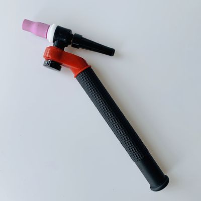 WP-17FV Cuerpo de antorcha TIG Antorcha de soldadura TIG con cabeza flexible y válvula de gas en negro