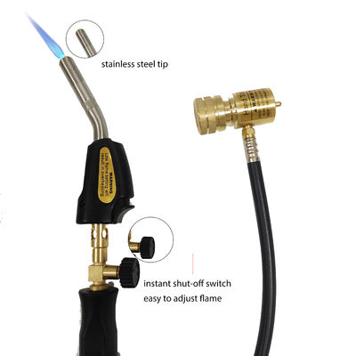 OEM Control de llama ajustable Mapp antorcha de propano con gatillo de auto-ignición y manguera de 1,5 m