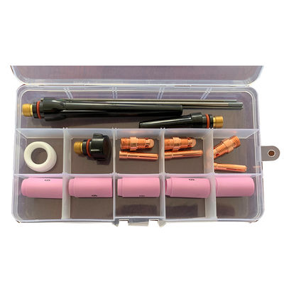 Accesorios esenciales de soldadura TIG 13N Kit de boquilla de cerámica para piezas de repuesto de antorchas WP9/20