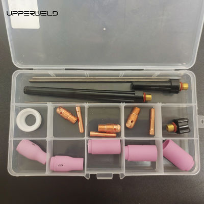 Accesorios esenciales de soldadura TIG 13N Kit de boquilla de cerámica para piezas de repuesto de antorchas WP9/20