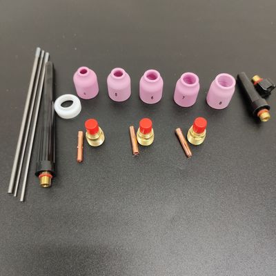 Accesorios de soldadura TIG 53N Kit de boquilla cerámica para piezas de repuesto de antorchas WP9/20