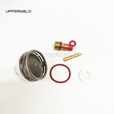 Apoyo de OBM WP17 18 26 53NQ Accesorios de soldadura Tig con lente de gas Recoger y boquilla clara