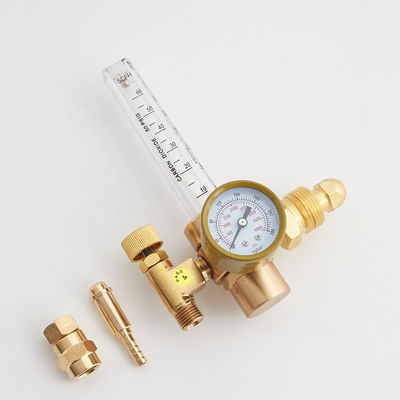 Reducción de gas CGA320 CGA580 Conexión de entrada TIG Soldador MIG Medidor de soldadura CO2 Medidor de caudal Regulador de argón