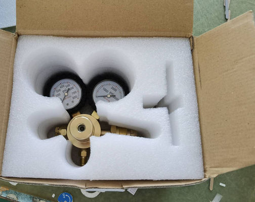0-800 PSI Presión CGA580 Regulador de nitrógeno de entrada para depuración HVAC hecho de latón sólido
