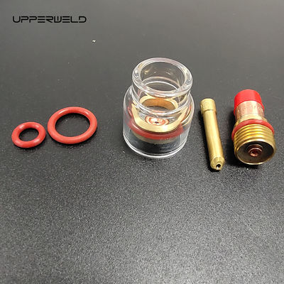 Accesorios de soldadura TIG WP-17/18/26 Kit de boquilla de champán con adaptador de 1,6 mm