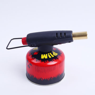 Pistola de llama superior con antorcha de soldadura por soplado de butano con material de acero inoxidable y plástico