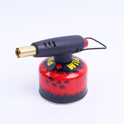 Pistola de llama superior con antorcha de soldadura por soplado de butano con material de acero inoxidable y plástico