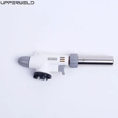 Torcha de calefacción blanca Cassette Torcha de gas de butano para barbacoa al aire libre Venta de pistola de llama