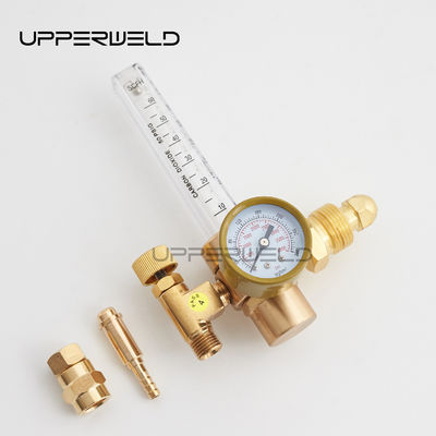 Regulador de gases de argón de CO2 de una sola etapa TIG MIG Medidor de flujo 0-4000 psi Medidor de presión