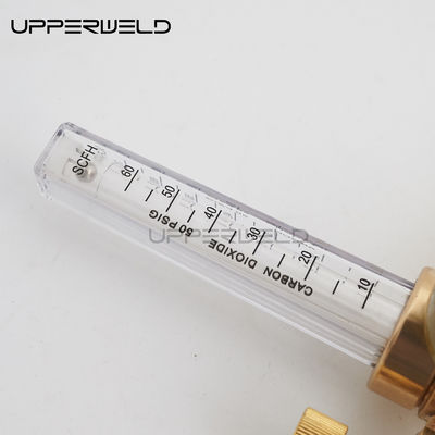 Regulador de gases de argón de CO2 de una sola etapa TIG MIG Medidor de flujo 0-4000 psi Medidor de presión