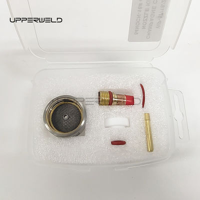WP9/20 TIG Saldado antorcha de gas Lente cuerpo de colleta 12 Kit de taza Pyrex Función Saldado simple