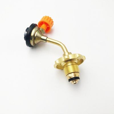 Adaptador de depósito de gas para cilindros de llenado y válvulas de cilindros de gas de butano