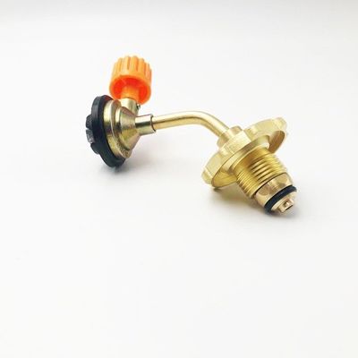 Adaptador de depósito de gas para cilindros de llenado y válvulas de cilindros de gas de butano