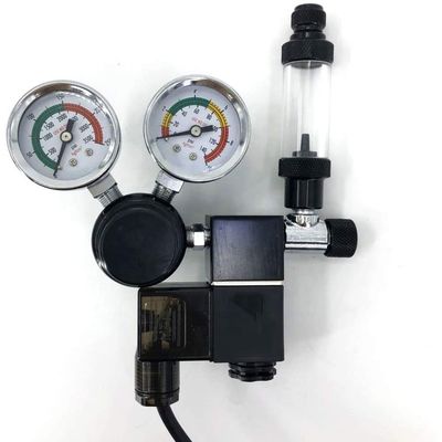 Válvula de solenoide de regulador de CO2 de doble etapa para el tanque de peces de acuario
