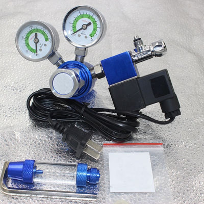 Válvula de solenoide de regulador de CO2 de doble etapa para el tanque de peces de acuario