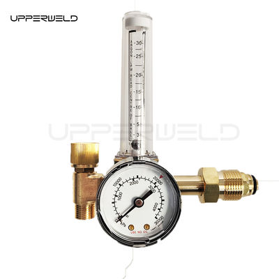 Medidor de flujo de cobre completo de oro para regulador de gas MIG TIG de argón/CO2 en la industria de la soldadura