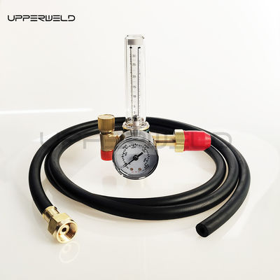 Medidor de flujo de cobre completo de oro para regulador de gas MIG TIG de argón/CO2 en la industria de la soldadura