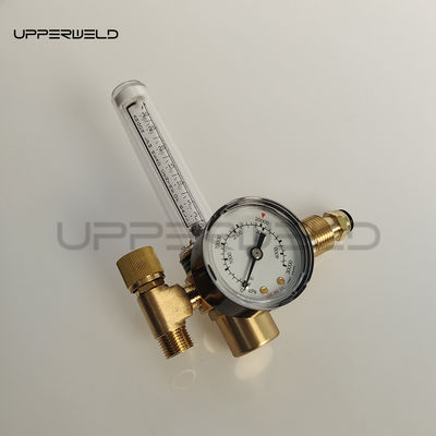 Medidor de flujo de cobre completo de oro para regulador de gas MIG TIG de argón/CO2 en la industria de la soldadura