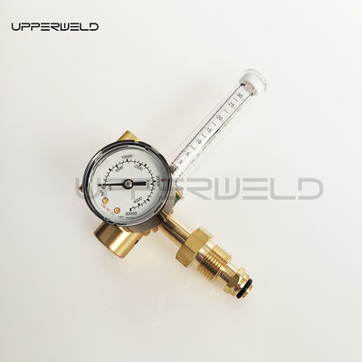Medidor de flujo de cobre completo de oro para regulador de gas MIG TIG de argón/CO2 en la industria de la soldadura