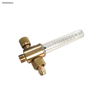 Mini regulador de gases industriales de flujo de CO2/argon con construcción de latón amarillo