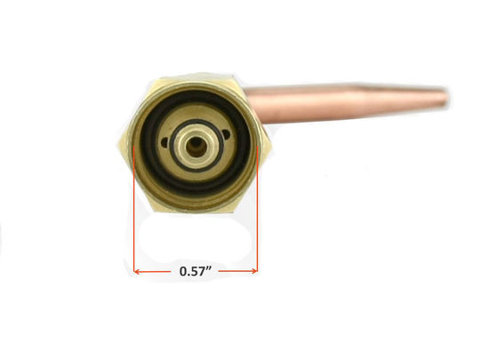 Nozzle de punta de la antorcha de calentamiento de cobre de acetileno de oxígeno de carga media para soldadura y corte