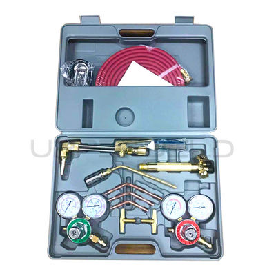Torch de corte de gas de oxígeno acetileno portátil y kit de soldadura para regulador de carga media
