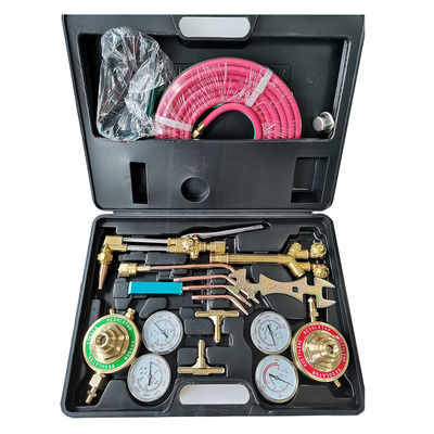 Torch de corte de gas de oxígeno acetileno portátil y kit de soldadura para la capacidad de soldadura 3/16
