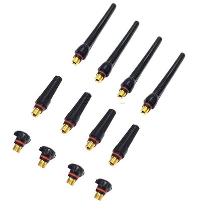 WP-17/18/26 Antorcha de soldadura de latón y plástico 12 piezas TIG Kit de tapa trasera 57Y02 57Y03 57Y04