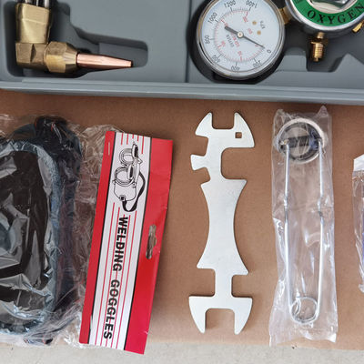 Kit de antorchas de soldadura y corte de gas Conjunto de soldadura de acetileno de oxígeno con estuche ideal