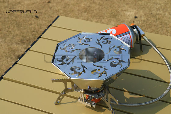 Compacto horno de arena para barbacoa al aire libre con adaptador de horno de gas Tiempo máximo de quema de fuego 1 hora