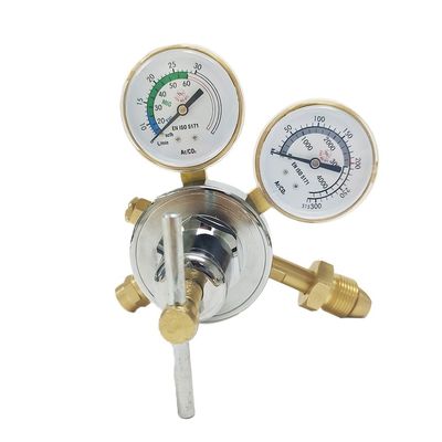 Se incluye el kit de regulador de soldadura de gas de CO2 de argón para el doble medidor de escala de soldadores Mig y TIG