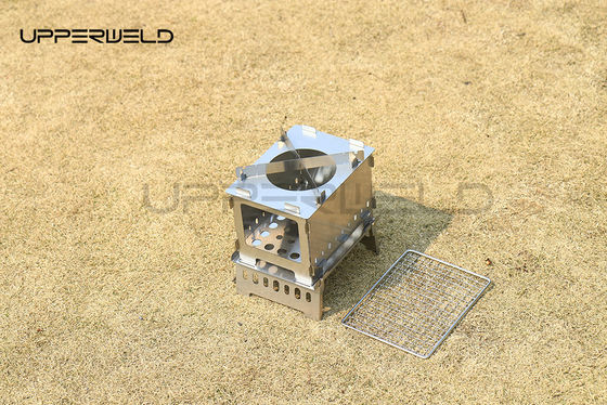 Grill de barbacoa portátil de acero inoxidable 304 para senderismo acampar picnic herramienta de cocina al aire libre