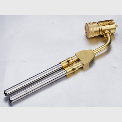 Comodidad y durabilidad Antorcha de calefacción de gas de auto-ignición con doble cabeza N.W. 0.47KG