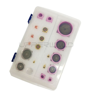 Cuerpo de colleta TIG Kit de accesorios de antorchas de soldadura para WP-17/18/26 Lentes de gas de boquilla cerámica