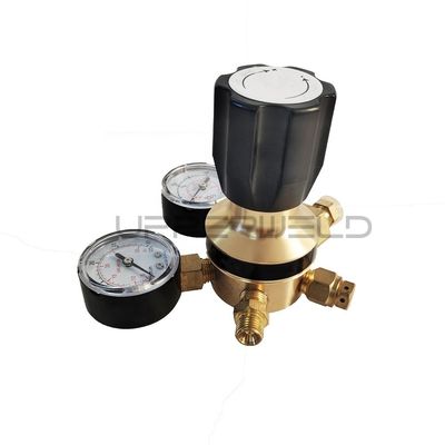Reducción de presión Cuerpo de latón Regulador de oxígeno válvula de aire superior cilindro de gas para soldadura