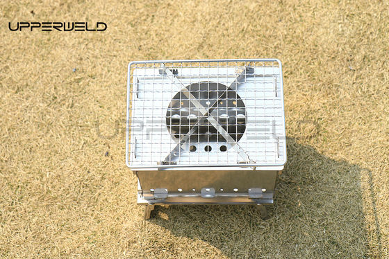 Estufas portátiles de acero inoxidable para camping y picnic Tamaño ampliado 21.5*20.5*15.5cm