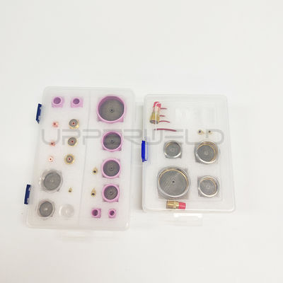 Cuerpo de colleta TIG Kit de accesorios de antorchas de soldadura para WP-17/18/26 Lentes de gas de boquilla cerámica