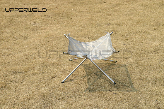 Fuego de acero inoxidable para acampar al aire libre con acabado no oxidante y diseño portátil