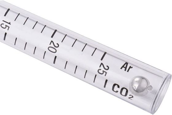 TIG MIG antorchas de plasma 0-25ml Tester de flujo para la herramienta de prueba de flujo de gas de plástico de argón CO2